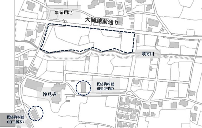 整備予定地周辺図